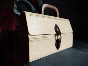 Dřevěná kabelka - aktovka buk