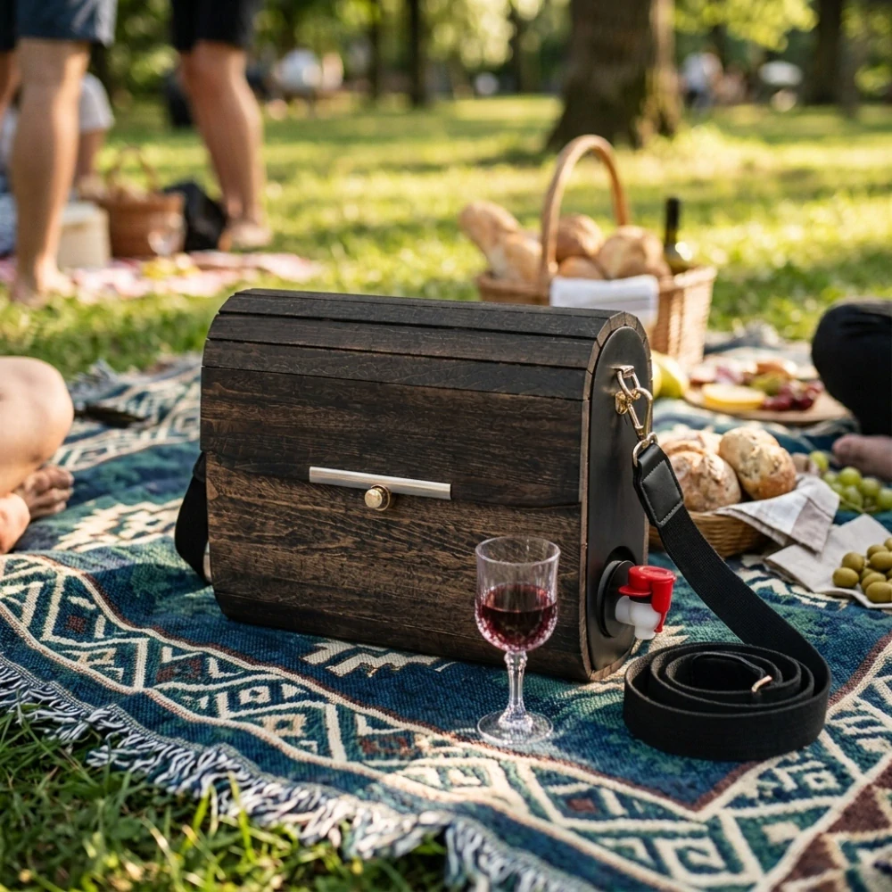 Kabelka na víno - wine bag